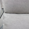 Liverpool Modern Luxury Salt & Pepper Linen And Iron Lounge Chair Armchair