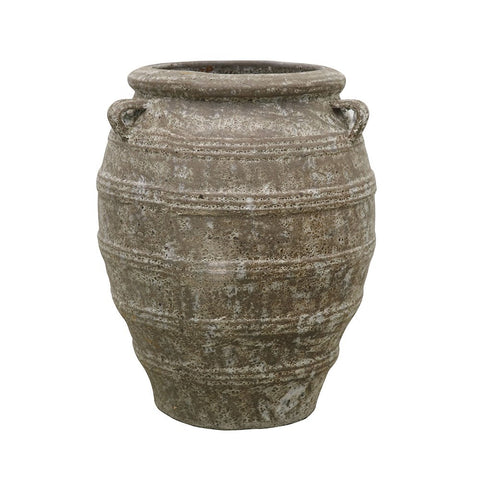 Extra Large Lava Glazed Decorative Vase Pot Urn - Aged Aesthetic