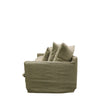 Lotus Luxurious Modern Slipcover 3 Seater Sofa / Lounge Khaki Colour