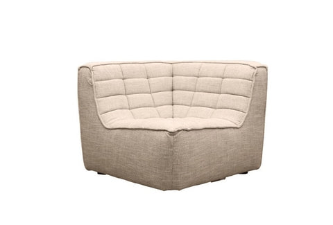 Soho Natural Modular Contemporary Sofa Corner Seat