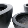 Awatere Black Concrete Outdoor Planter - Larger 1m