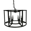 Rova Round Raw Iron Chandelier Light Pendant