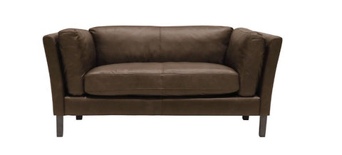 Modena Nutmeg Leather Sofa / Lounge Two Seater