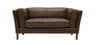Modena Nutmeg Leather Sofa / Lounge Two Seater