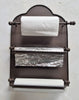 Country Chic Handy Kitchen Rack With Storage Rollers - Paper Towels, Glad Wrap & Cling Foil