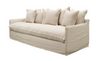 Lotus Luxurious Modern Slipcover 3 Seater Sofa / Lounge Oatmeal Colour