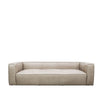 Riverstone Stirling 3 Seater Modern Minimalist Italian Leather Sofa / Lounge