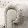 Sophisticated Mayfield 3 Seater Sofa / Lounge / Couch - Danubio Light Grey Colour