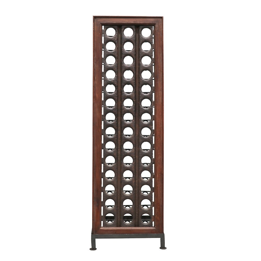 Rustic Industrial Metal Riddling Rack Perfect Storage For Wine Insid Home of Temptations Interior Design Furniture Decor Gifts