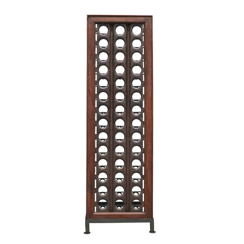 Rustic Industrial Metal Riddling Rack - Perfect Storage For Wine Inside Cellar or Butler’s Pantry