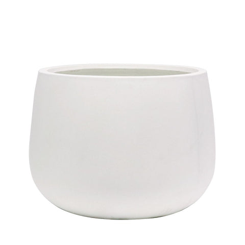 Ahuriri White Concrete Outdoor Planter - Larger