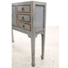 Shabby Chic Oriental Vintage Blue/Grey Bedside Console Sideboard Table