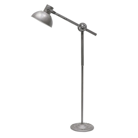 Bank Industrial Chic Floor Lamp Light - Grey