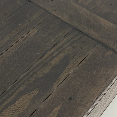 Reclaimed Pine Portland Sideboard - Espresso Colour