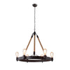 Modern Rustic "Chalet" Chandelier Light