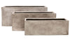 Waihou Concrete Outdoor Planter - Smaller Weathered Grey