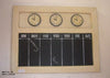 Country Villa Rustic Memo Chalk Board + Clocks