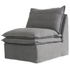Santa Monica Luxurious Modern Designer Sofa / Lounge Club Chair - Grey Linen