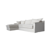 Orlando Chaise Sofa Lounge - Left Hand Variant & Natural