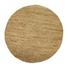 Naturals Collection: Plain Jute Round Floor Rug 1.8m