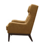 Hanover Tan Leather High Back Occasional Chair Armchair
