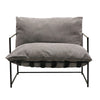 Charcoal Lauro Club Chair Large Lounge Chair - Contemporary Chic