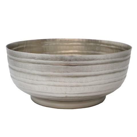 Interior Design Aluminium Linear Decorative Bowl Showpiece Ornament
