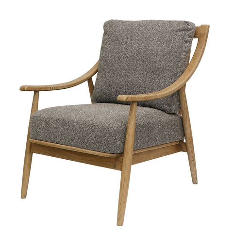 Grey Greer Modern Geometric Armchair / Occasional Chair