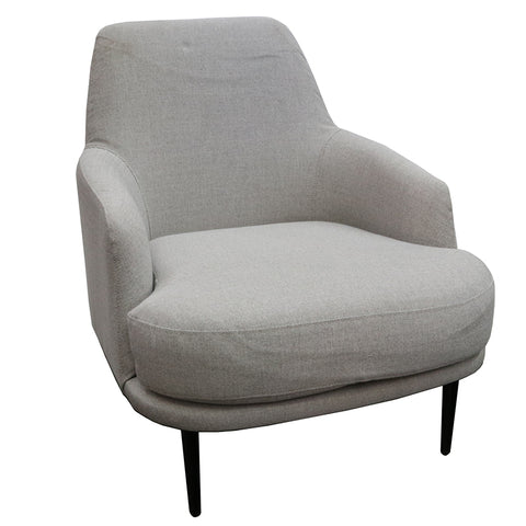Madrid Linen Modern Retro Occasional Lounge Chair / Armchair