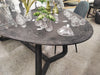 Devore Black Oak Dining Table - Modern Chic