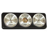 Barometer Black Wood Wall Hanging With Thermometer, Hygrometer & Internal Workings