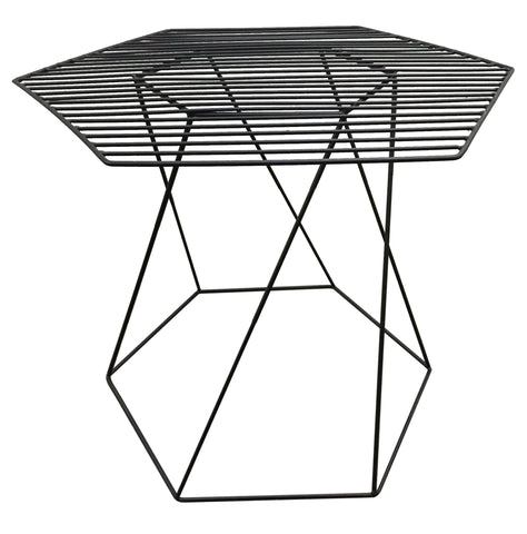 Geometric Alcove Table Metal - Gorgeous Wire Art