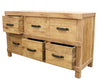 Recycled Elm Console Table  / Buffet Table - Handcrafted Farmhouse Chic