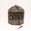 Sahar Industrial Chic Rustic Metal Weave Light Shade Pendant - Medium