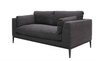 Tyson Comfortably Luxurious Modern Sofa / Lounge 2.5 Seater Black Colour