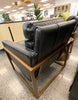 Davie Modern Art Leather Armchair / Occasional Chair